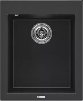 Мойка кухонная KuchenStern OBEN 45 41х50 см, черная