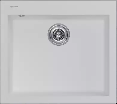 Мойка кухонная KuchenStern OBEN 60 56х50 см, белая