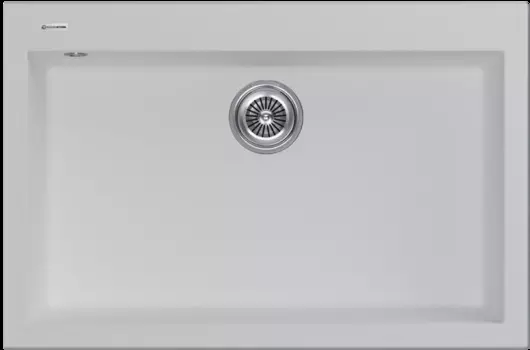 Мойка кухонная KuchenStern OBEN 80 76х50 см, белая