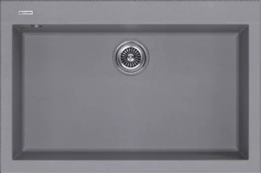 Мойка кухонная KuchenStern OBEN 80 76х50 см, титан