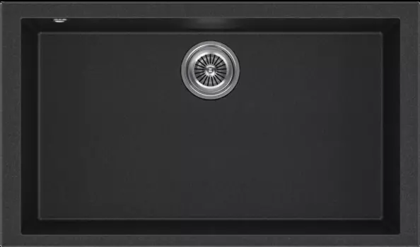 Мойка кухонная KuchenStern SUB 80 76х43,5 см, антрацит