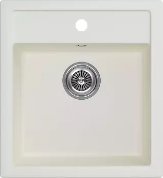 Мойка кухонная Kuchenstern TOP 45 46,5х50,5 см, ваниль