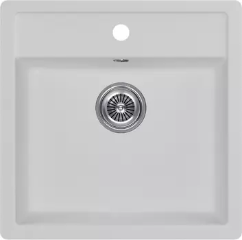 Мойка кухонная KuchenStern TOP 50 51,5х51 см, белая