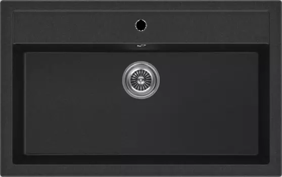 Мойка кухонная KuchenStern TOP 80 81,5х51 см, антрацит
