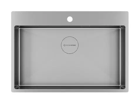 Мойка кухонная KuchenStern WERK 80 74х51 нержавеющая сталь