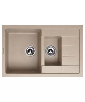 Мойка кухонная Kuppersberg Modena 1,5B1D Sand встраиваемая