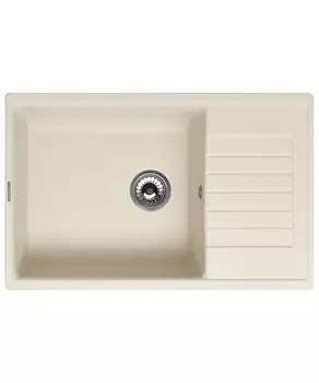 Мойка кухонная Kuppersberg Roys 1B1D Ecru встраиваемая