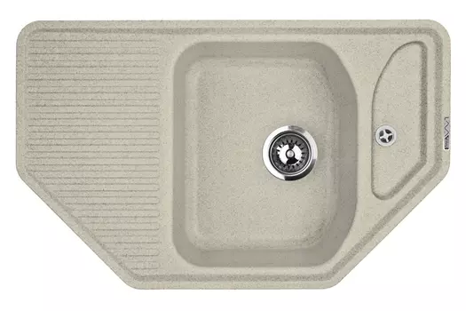 Мойка кухонная Lava A1 Latte белый