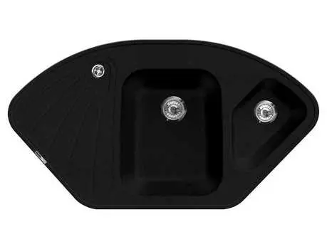 Мойка кухонная Lava A3 Lava чёрный металлик