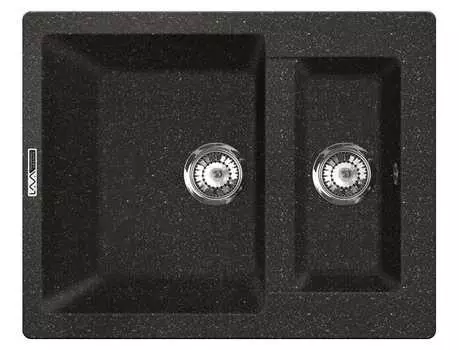Мойка кухонная Lava D1 Basalt черный