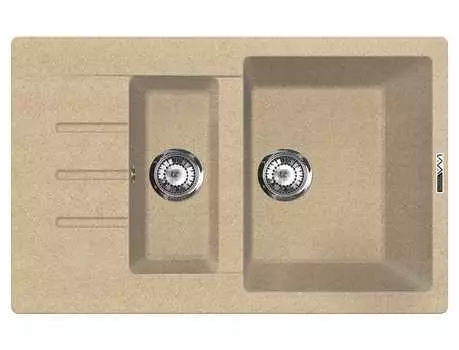 Мойка кухонная Lava D2 Dune светлый беж