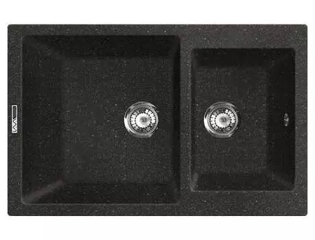 Мойка кухонная Lava D3 Basalt черная