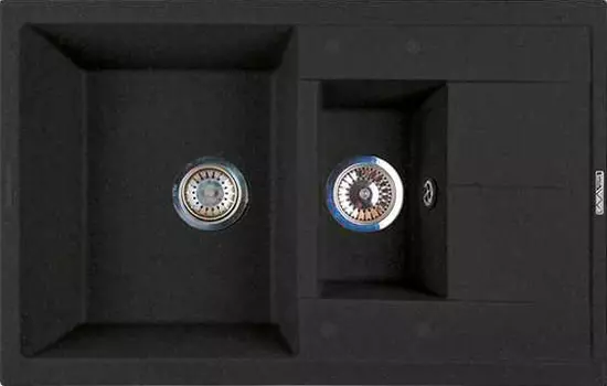Мойка кухонная Lava D4 черная