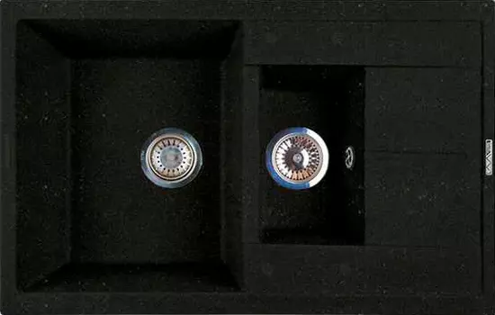 Мойка кухонная Lava D4 Lava чёрный металлик