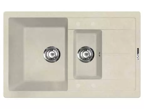 Мойка кухонная Lava D4 Crema кремовая
