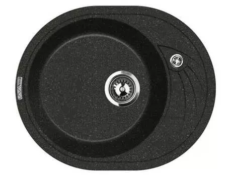 Мойка кухонная Lava E1 Basalt черный