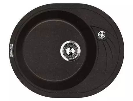 Мойка кухонная Lava E1 Lava черный металлик