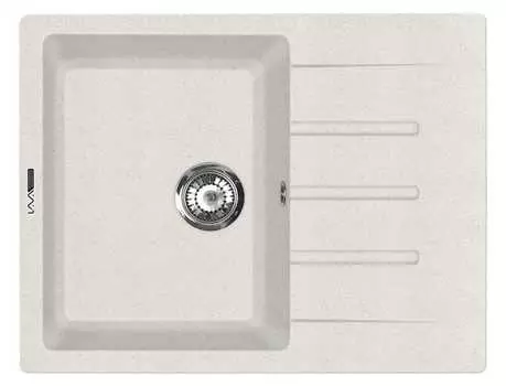 Мойка кухонная Lava L1 Latte белый