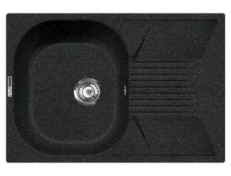 Мойка кухонная Lava L2 Basalt черный