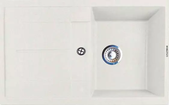 Мойка кухонная Lava L6 latte (белый)