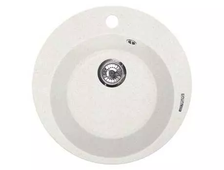 Мойка кухонная Lava R1 Latte белый