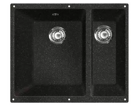 Мойка кухонная Lava U2 Basalt черный