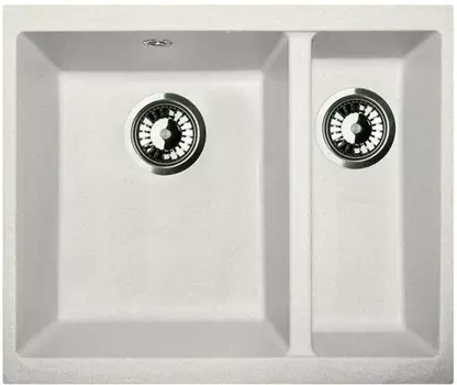 Мойка кухонная Lava U2 Latte белая