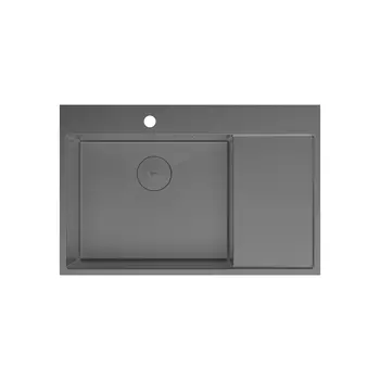 Мойка кухонная Lemark Kezadra 780L 9936151 78 графит