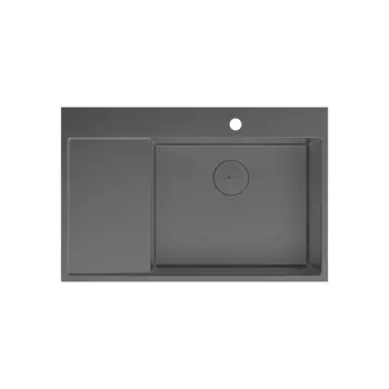 Мойка кухонная Lemark Kezadra 780P 9936155 78 графит