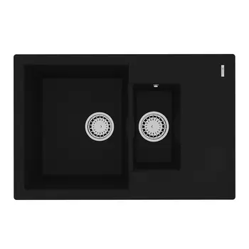 Мойка кухонная Lemark Ramza 760 9910037 50 черная