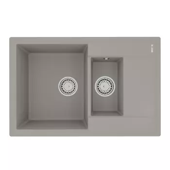 Мойка кухонная Lemark Ramza 760 9910039 50 серая