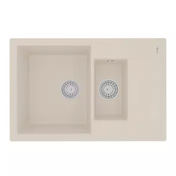 Мойка кухонная Lemark Ramza 760 9910042 50 бежевая