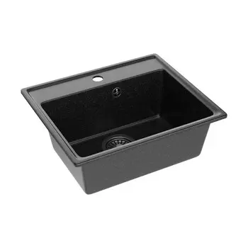 Мойка кухонная Maretti KT490-BL 49х42 см, черная