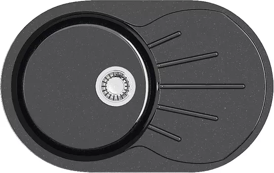 Мойка кухонная Marrbaxx Касандра Z110Q4 чёрный