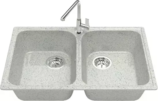 Мойка кухонная Marrbaxx Скай Z260Q010 светло-серая