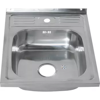 Мойка кухонная Melana 50x60 0,6/160 полированная 013 t (*15)