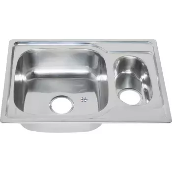 Мойка кухонная Melana 6950S U 0,6/160 полированная 1,5-я чаша (227S t *10)