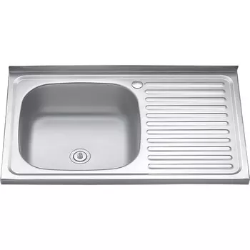 Мойка кухонная Melana 8050 L 0.4/160 накладная прямоугольная (076 ta L*20)