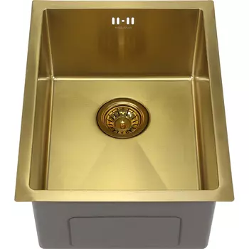 Мойка кухонная Melana ProfLine 38х51 1,2/220 сатин золото D5138HG