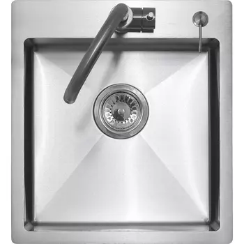 Мойка кухонная Melana ProfLine 3,0/200 MLN-R44485H 44х48,5 с дозатором, сатин