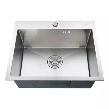 Мойка кухонная Melana ProfLine 55х45 3,0/200 сатин с коландером H5545