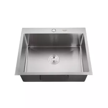 Мойка кухонная Melana ProfLine 60х50 3,0/200 сатин с коландером H6050