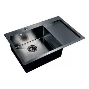 Мойка кухонная Melana ProfLine 65х45 3,0/200 графит левая D7851HB-L