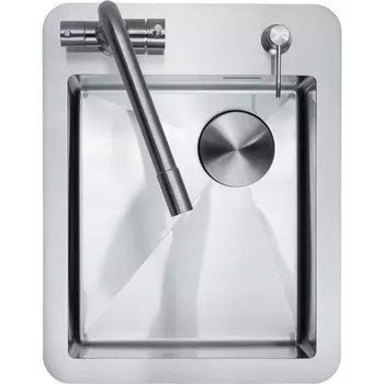 Мойка кухонная Melana Uniqui 3,0/220 MLN-R4254HK 42х54 с дозатором, сатин