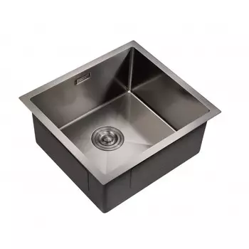 Мойка кухонная Milacio Denia 48 MC.77449 44х40 см вороненая сталь