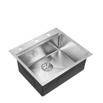 Мойка кухонная Milacio Denia 57 steel, нержавеющая сталь