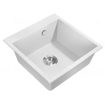 Мойка кухонная Milacio Murcia 51 MC.77022 44,5х41 см белая