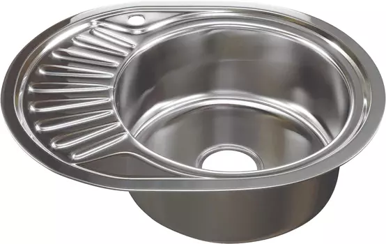 Мойка кухонная Mixline 45x57/0.8 R с декором