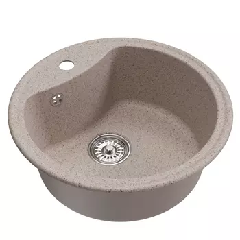 Мойка кухонная Mixline 551793 51х51 см, песочная