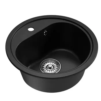 Мойка кухонная Mixline 551817 44х44 см, черная